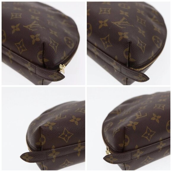 LOUIS VUITTON Monogram Trousse Demi Ronde Cosmetic Pouch - Picture 16 of 16